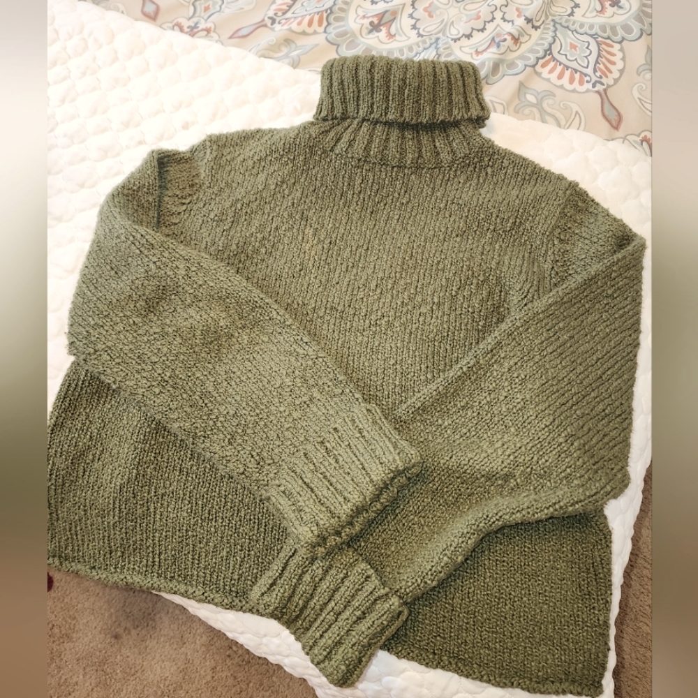 Sundance Green Turtleneck sweater